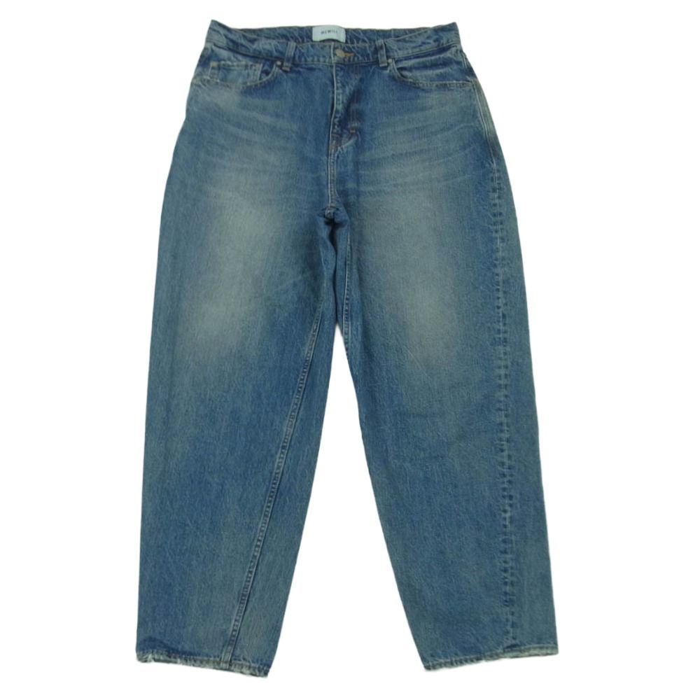 ウィーウィル WEWILL W-000-6013 WIDE TAPERED DENIM PANT ワイド テーパード デニム パンツ インディゴブルー系 2【中古】 ウィーウィル WEWILL W-000-6013 WIDE TAPERED DENIM PANT ワイド
