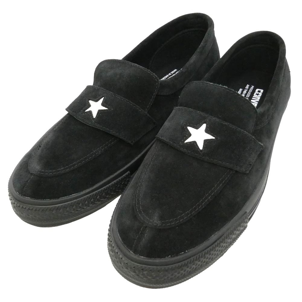 CONVERSE コンバース 24AW 1AD074 35200780 Addict One Star Loafer アディクト ワンスター ローファー スニーカー ブラック系 28cm【極上美品】【中古】 CONVERSE コンバース 24AW 1AD074 35200780 Addict One Star Loafer