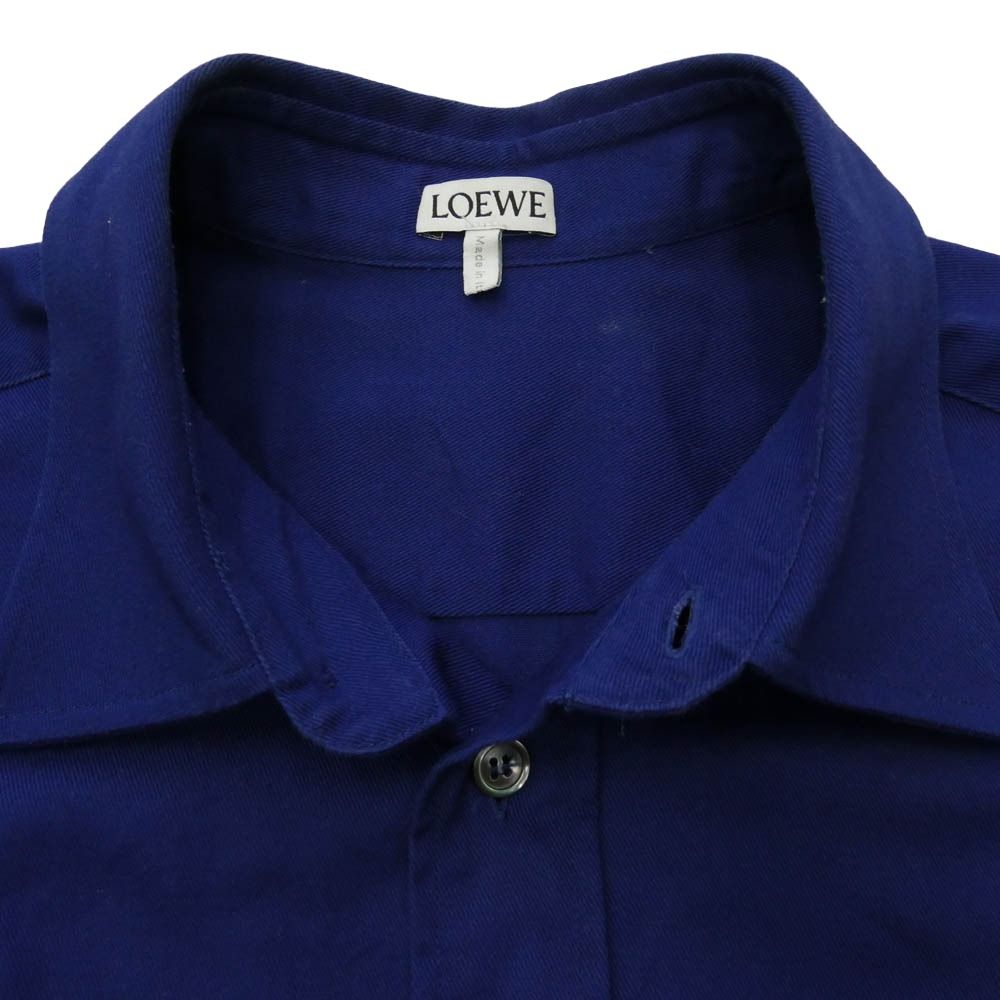 LOEWE ロエベ 21AW H526Y05W29 アナグラム 刺繍 オーバー 長袖 シャツ