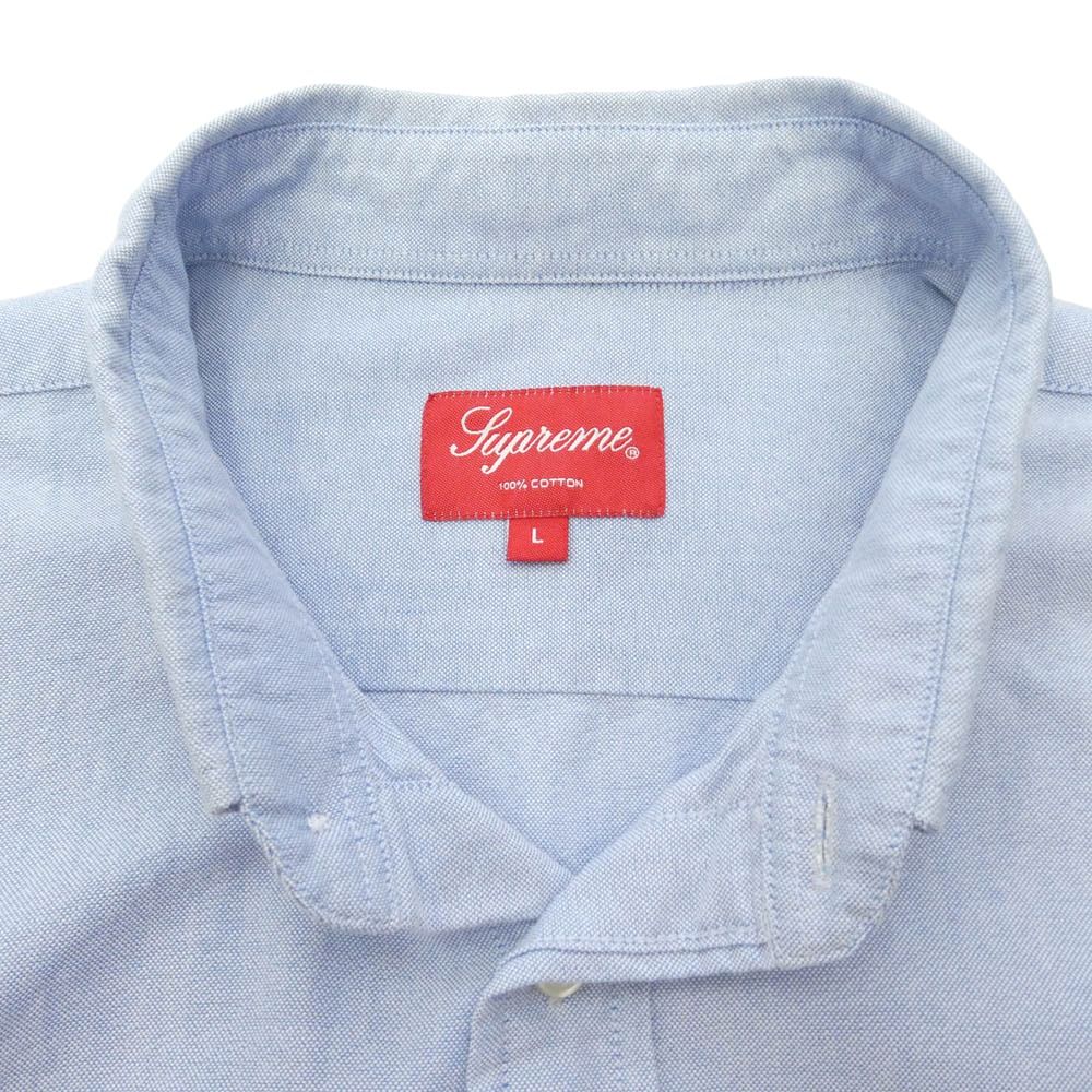 Supreme 長袖シャツ ライトブルー Supreme シュプリーム Oxford Shirt オックスフォード シャツ ボタン