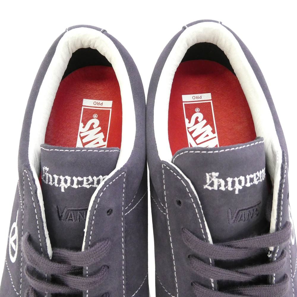 Supreme シュプリーム 18AW VN0A3XTIRTJ × VANS SID PRO PURPLE バンズ