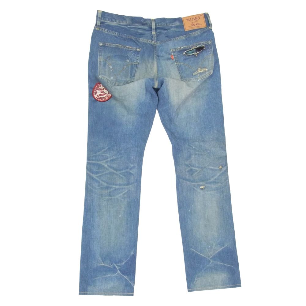 HYSTERIC GLAMOUR ヒステリックグラマー 02182AP06 GOD PATCH DENIM pt