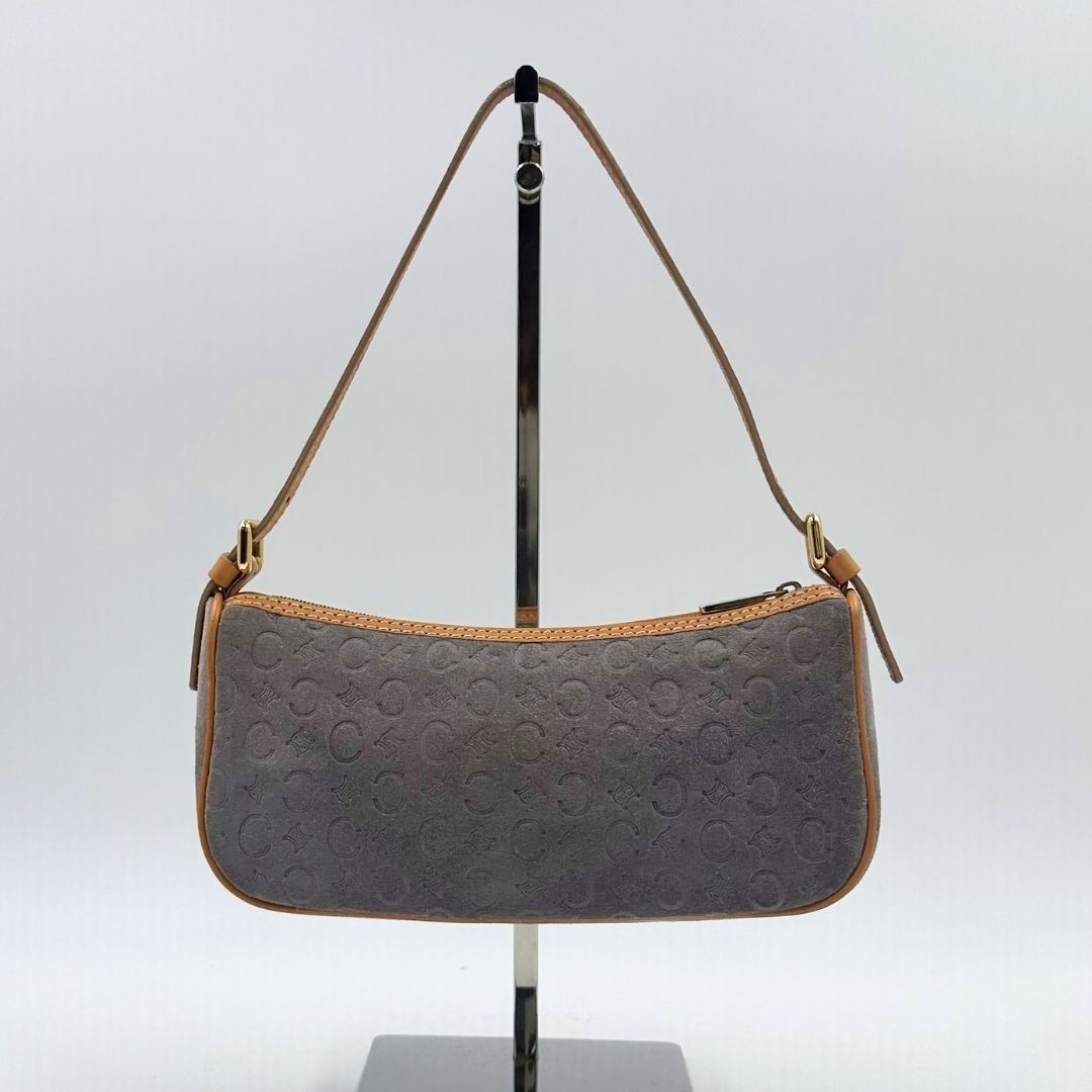 美品】Celine Cマカダム スエード ワンショルダーバッグ - メルカリ