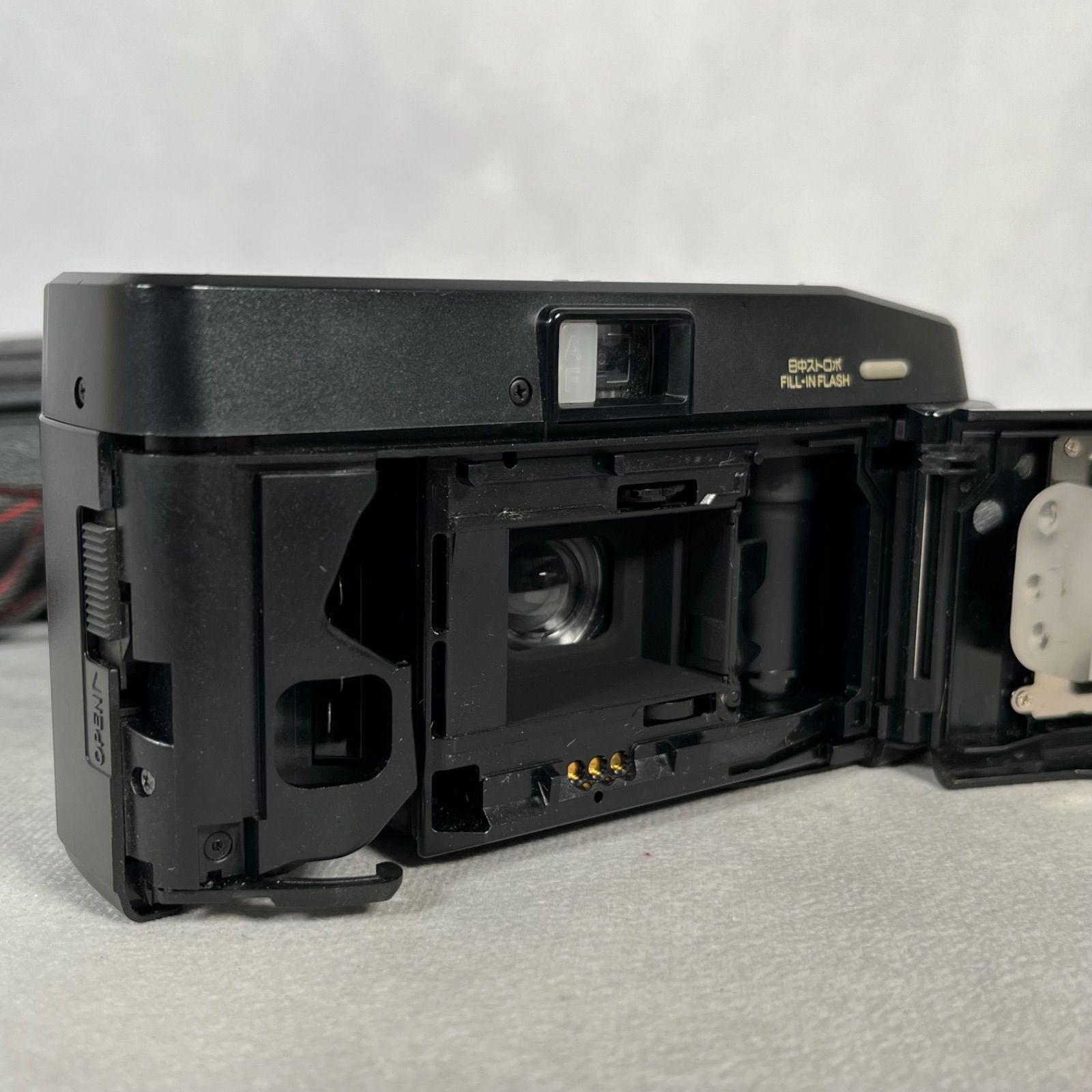 管2606-659】FUJI CARDIA HITE DATE コンパクトフィルムカメラ 動作