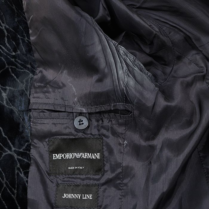 SALE】Emporio Armani エンポリオ・アルマーニ ベルベットジャケット