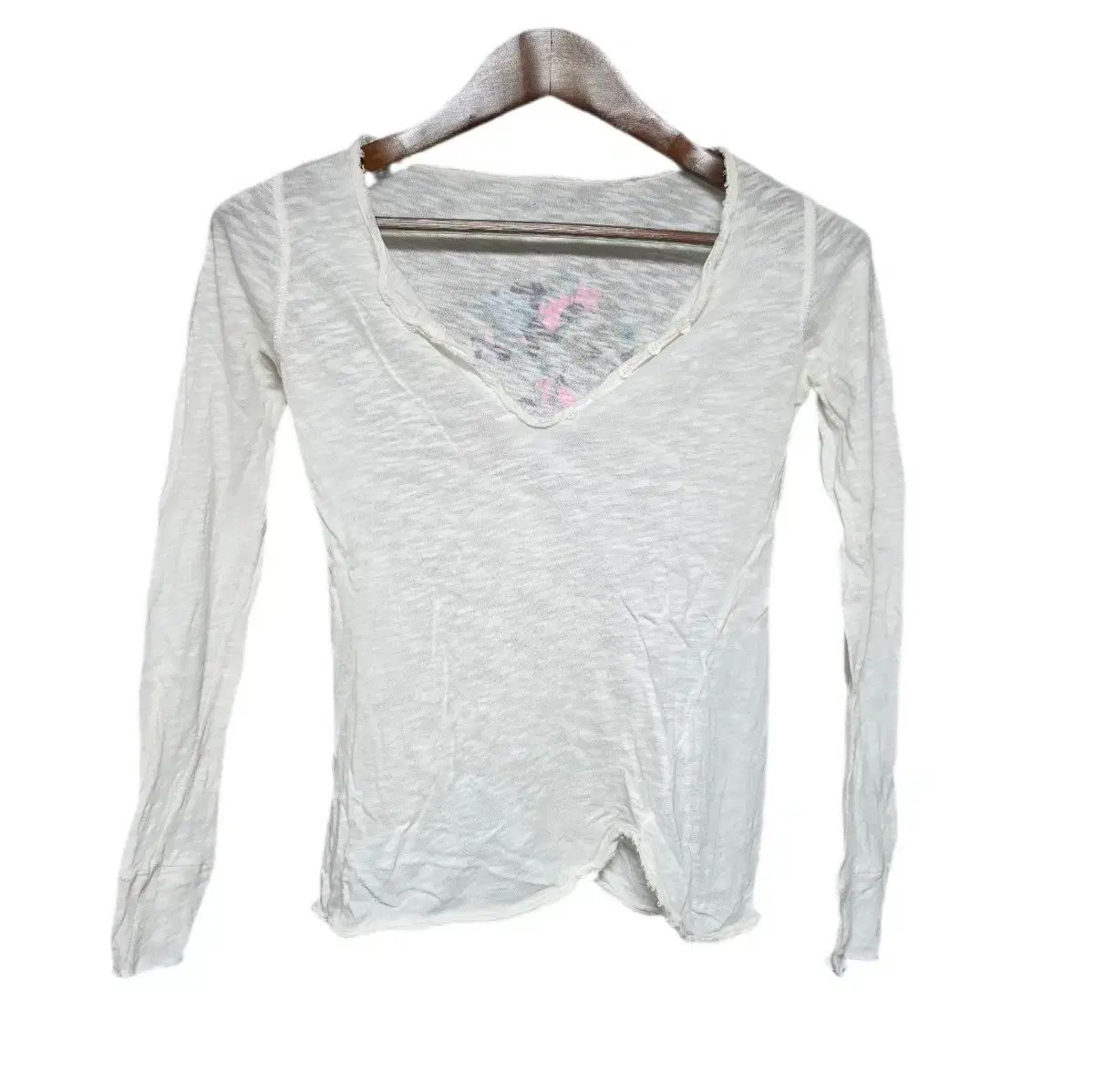 Zadig & Voltaire Distressed ボヘミアン カットオフ スラブTシャツ