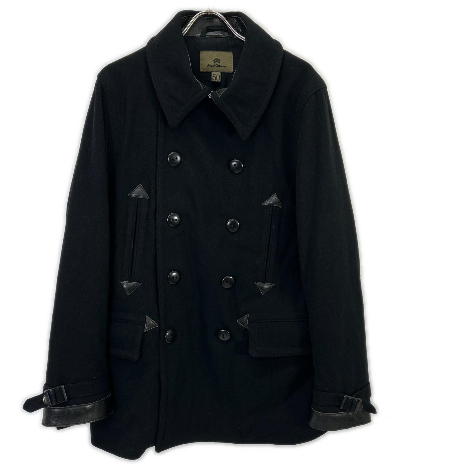 ナイジェルケーボン　ピーコート 44 NIGEL CABOURN ナイジェルケーボン 8090030000 ブラック ダブル