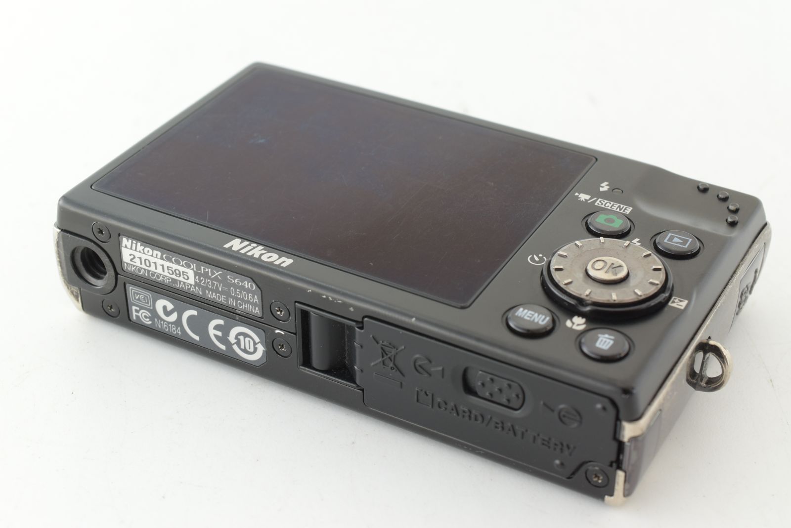 NIKON COOLPIX S640 12.3MP Compact Digital Camera Black ニコン