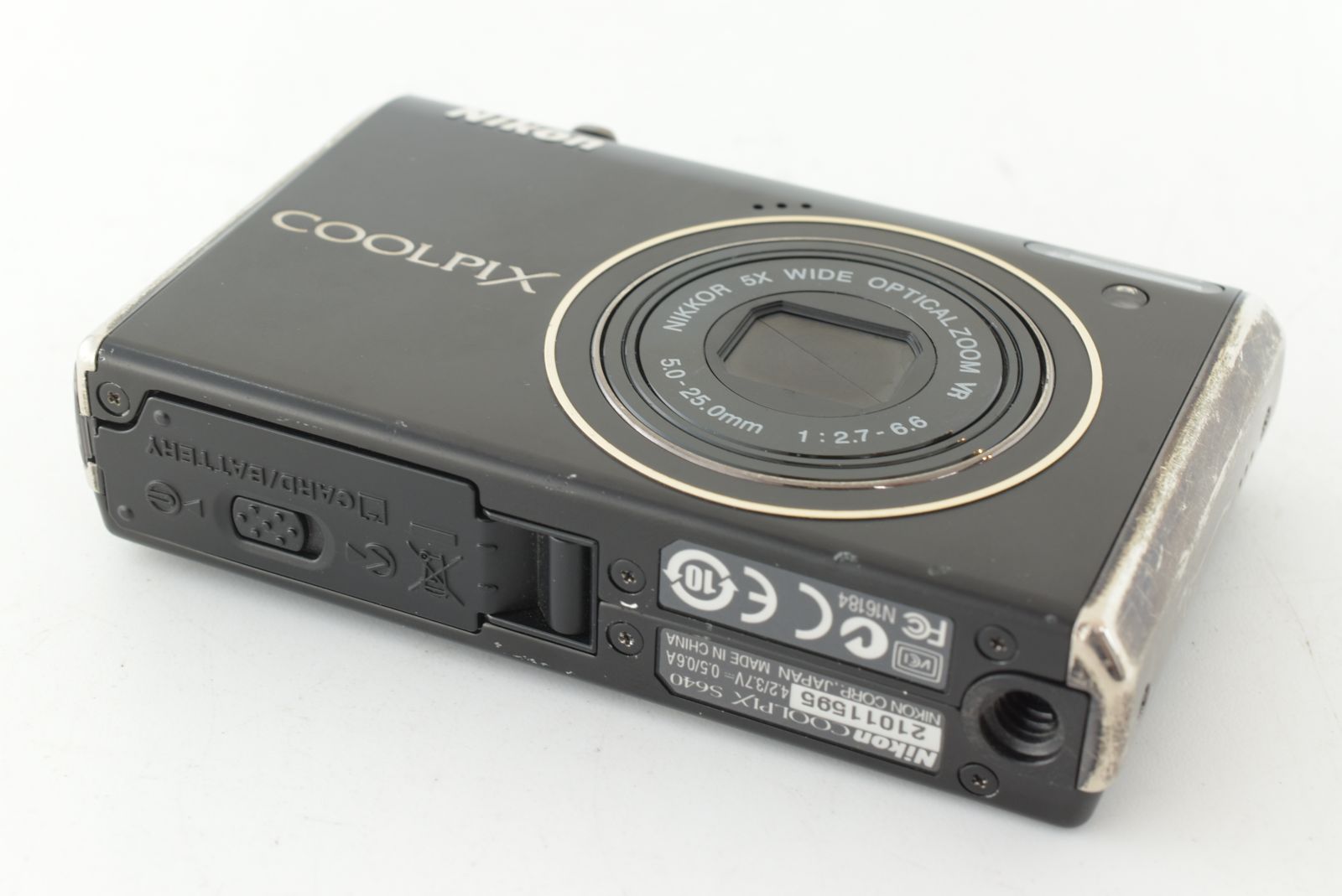 NIKON COOLPIX S640 12.3MP Compact Digital Camera Black ニコン