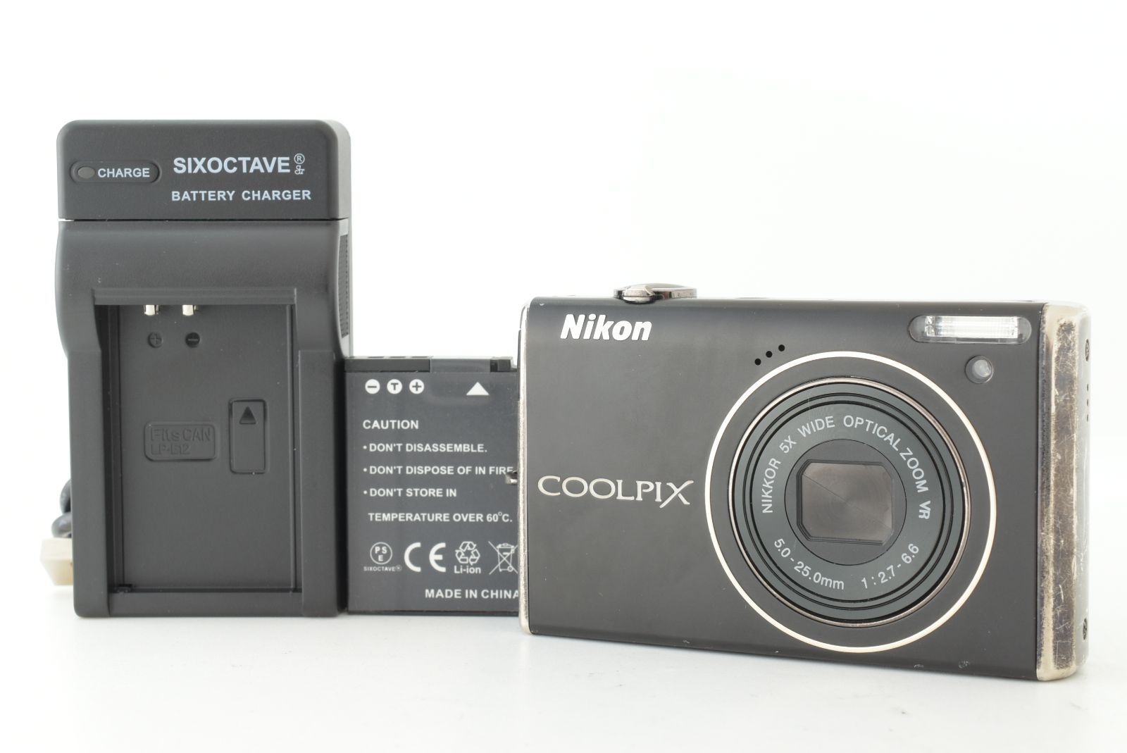 NIKON COOLPIX S640 12.3MP Compact Digital Camera Black ニコン