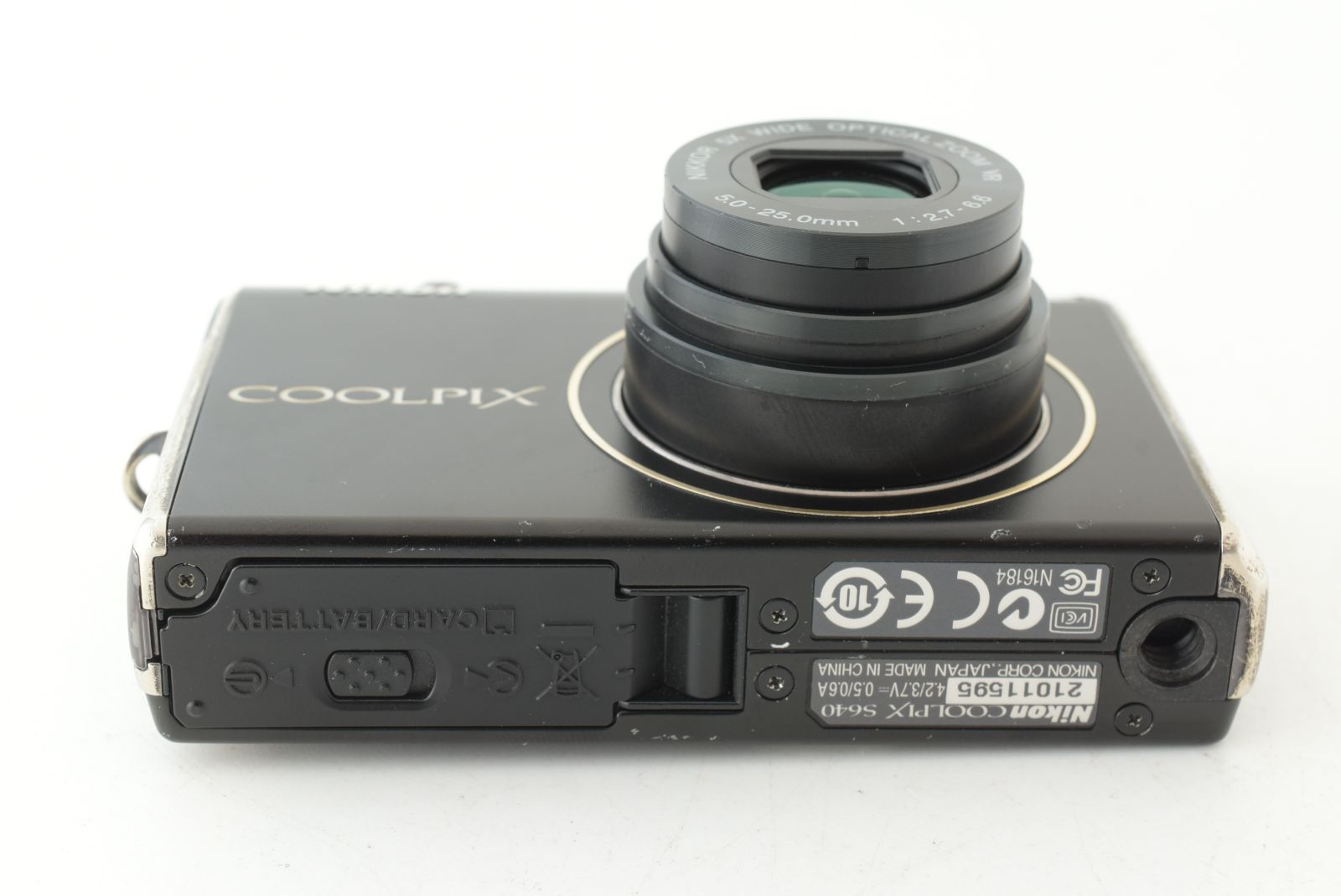 NIKON COOLPIX S640 12.3MP Compact Digital Camera Black ニコン