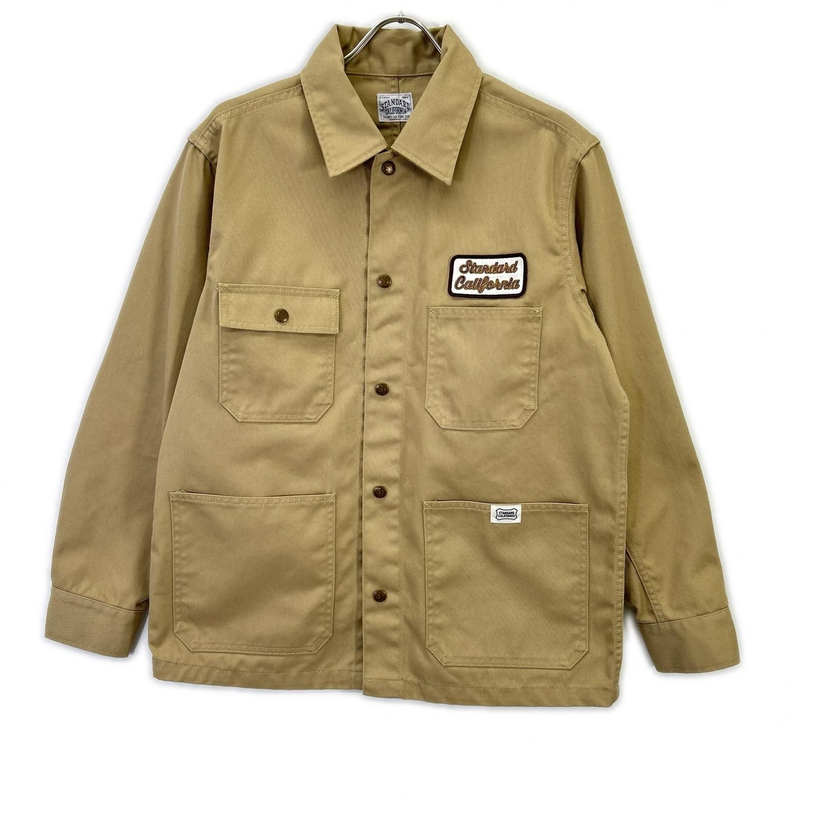STANDARD CALIFORNIA スタンダードカリフォルニア ベージュ カバーオールジャケット S STANDARD CALIFORNIA スタンダードカリフォルニア ベージュ