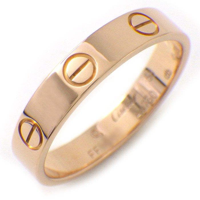 カルティエ Cartier リング ラブ スモールモデル SM B4085253 K18PG 13