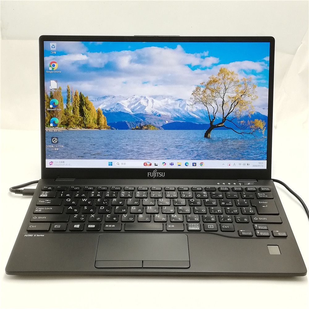 激安 Wi-Fi有 富士通 ノートパソコン 中古美品 FMV U9311M セレロン Celeron 128G 高速SSD 無線LAN Bluetooth Windows11 Office済 即使用可