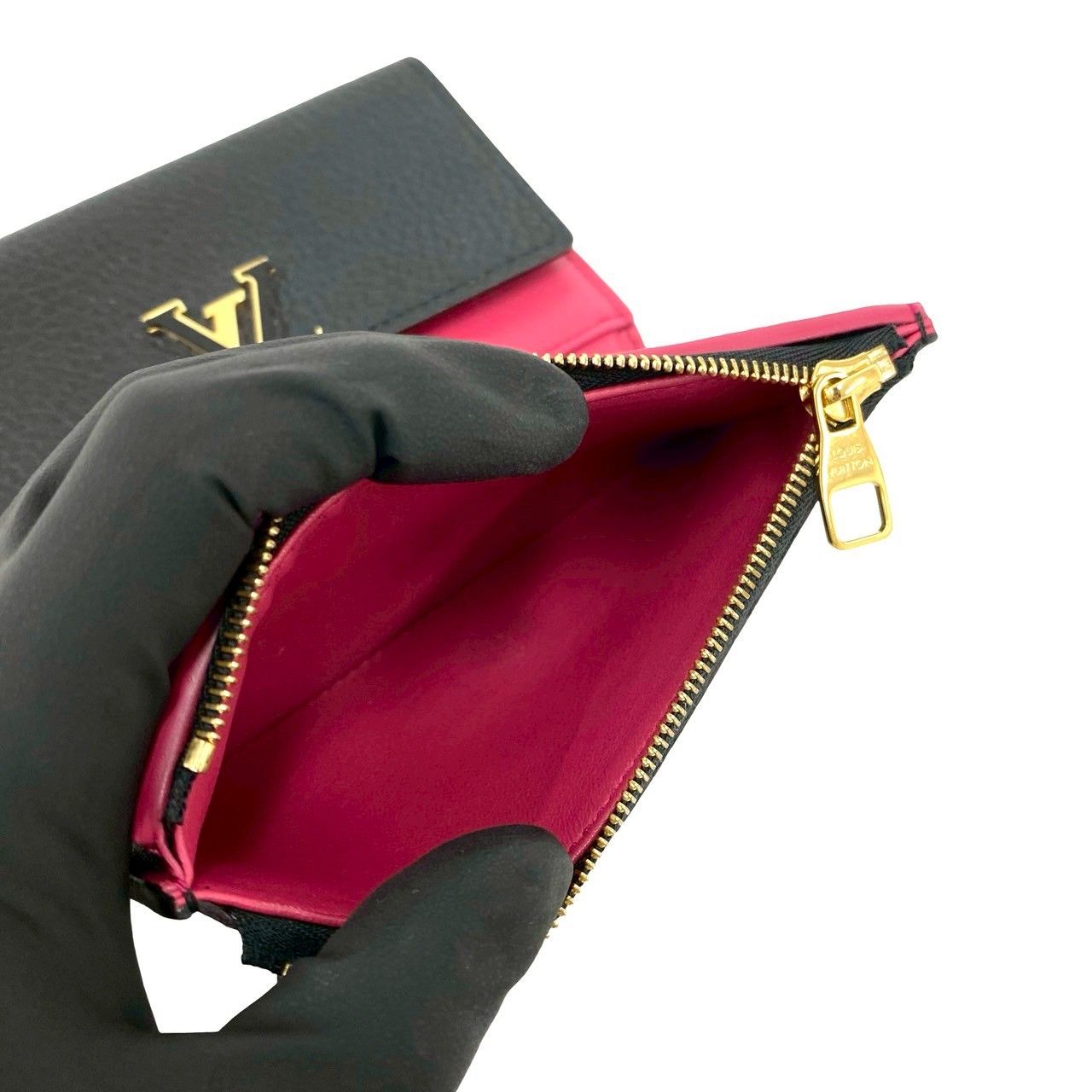 極 美品 LOUIS VUITTON ルイヴィトン ポルトフォイユ カプシーヌ