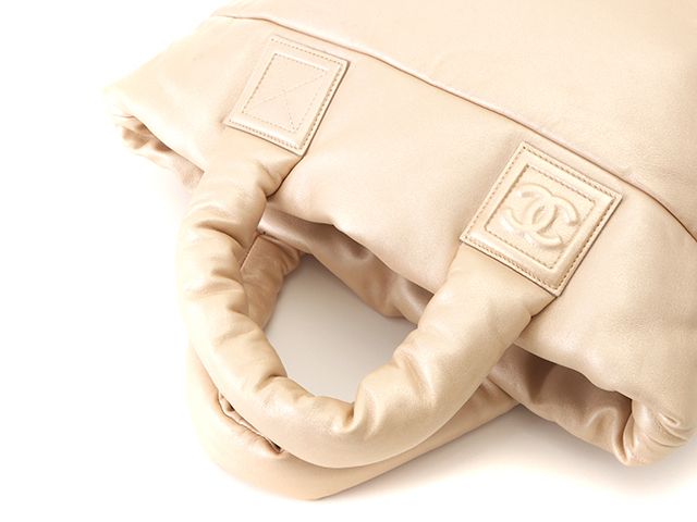 CHANEL シャネル コココクーン トートバッグ ゴールド/GP レザー