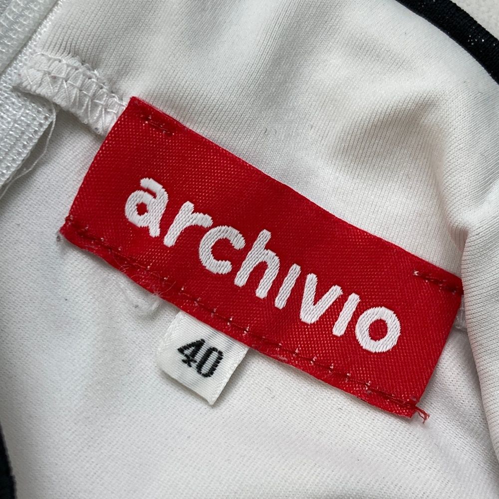 サイズ：40 ARCHIVIO アルチビオ ラッフルスリーブ 半袖Tシャツ