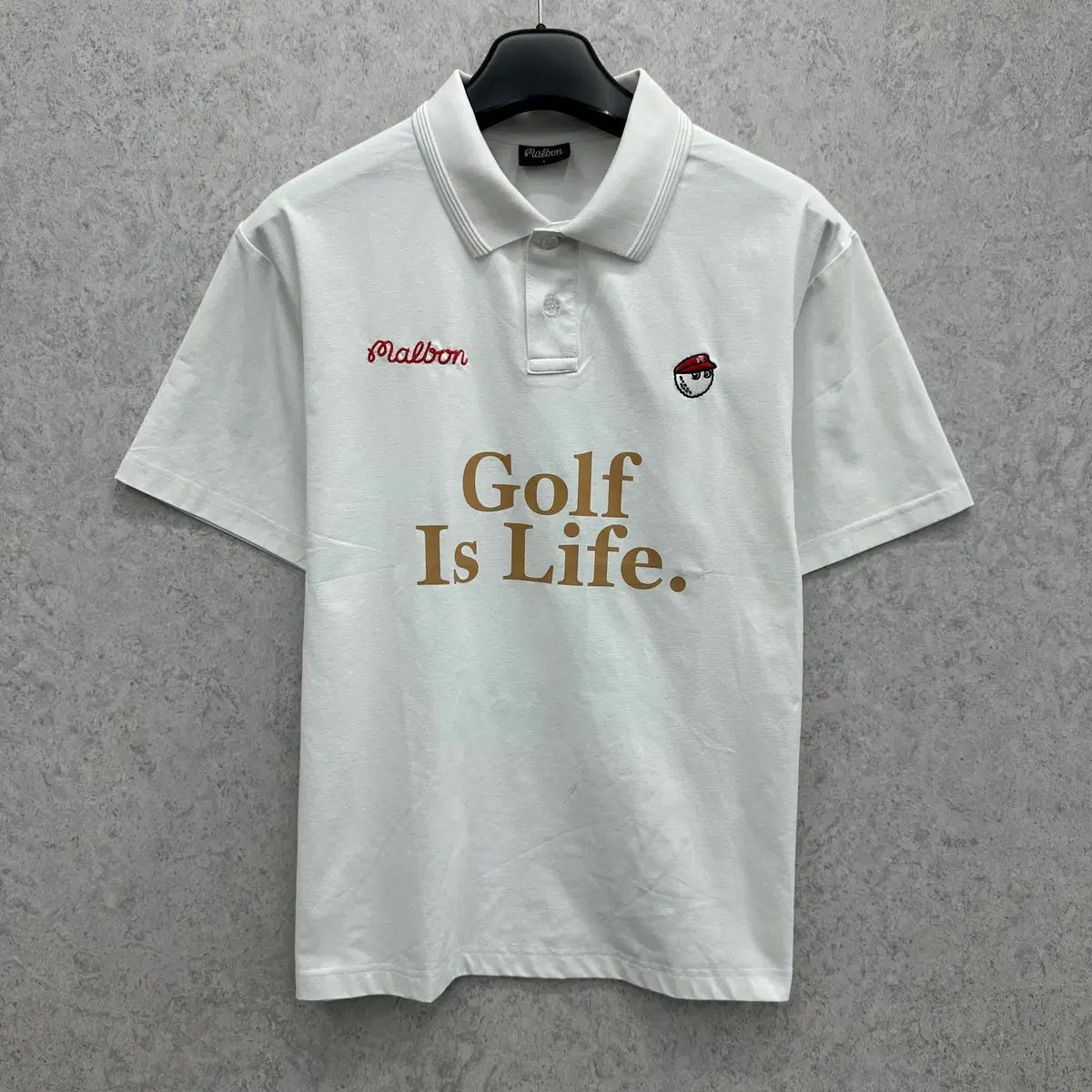 100 マルボンゴルフ メンズ 半袖 カラーTシャツ