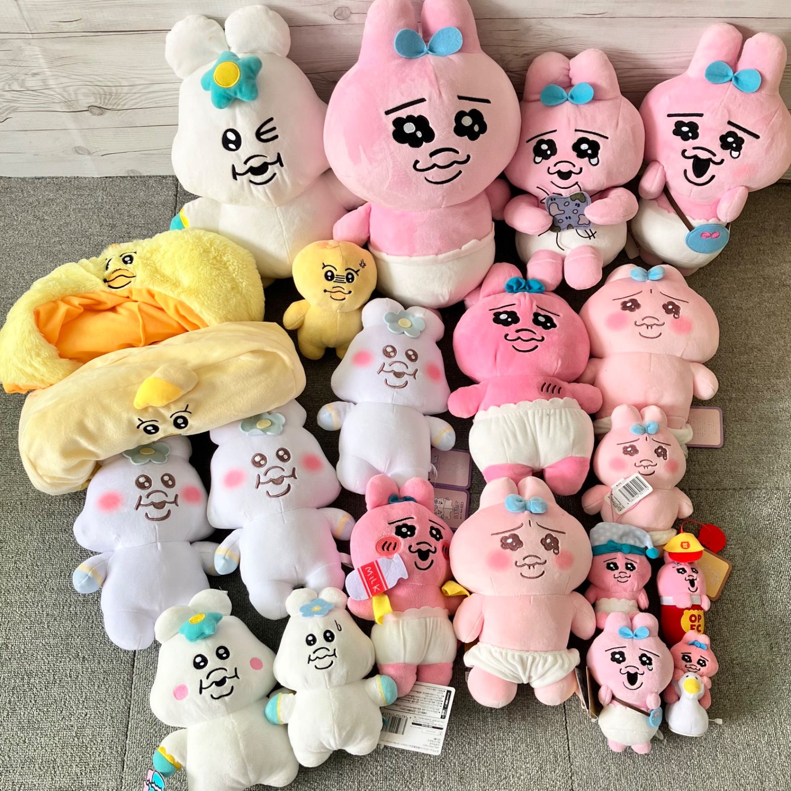 おぱんちゅうさぎ んぽちゃむ きみまろ ぬいぐるみ マスコット 大量