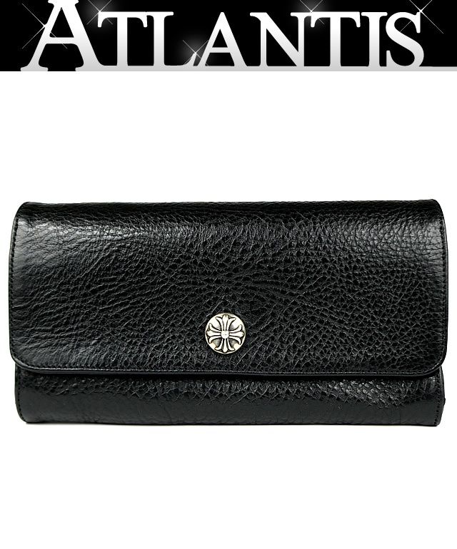 【新品未使用】クロムハーツ ジュディ レザーウォレット 黒 2026年3月購入 CHROME HEARTS 銀座店 海外インボイス クロムハーツ 新品 JUDY