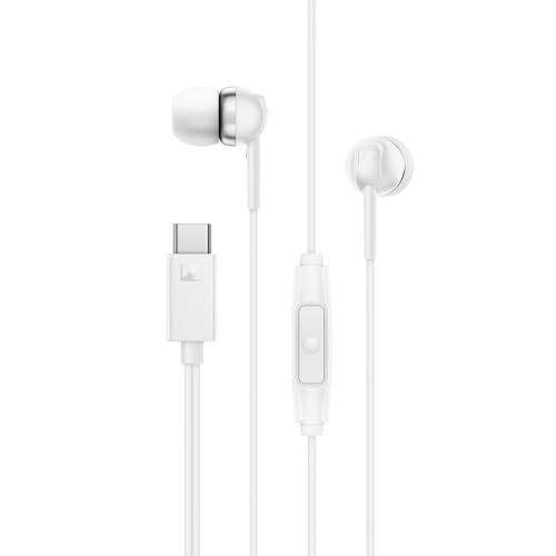 ゼンハイザー(Sennheiser) 有線イヤホン CX 80U ホワイト ダイナミック カナル型 インラインリモート＆マイク搭載 USB-C 軽量設計【国内正規品】yu