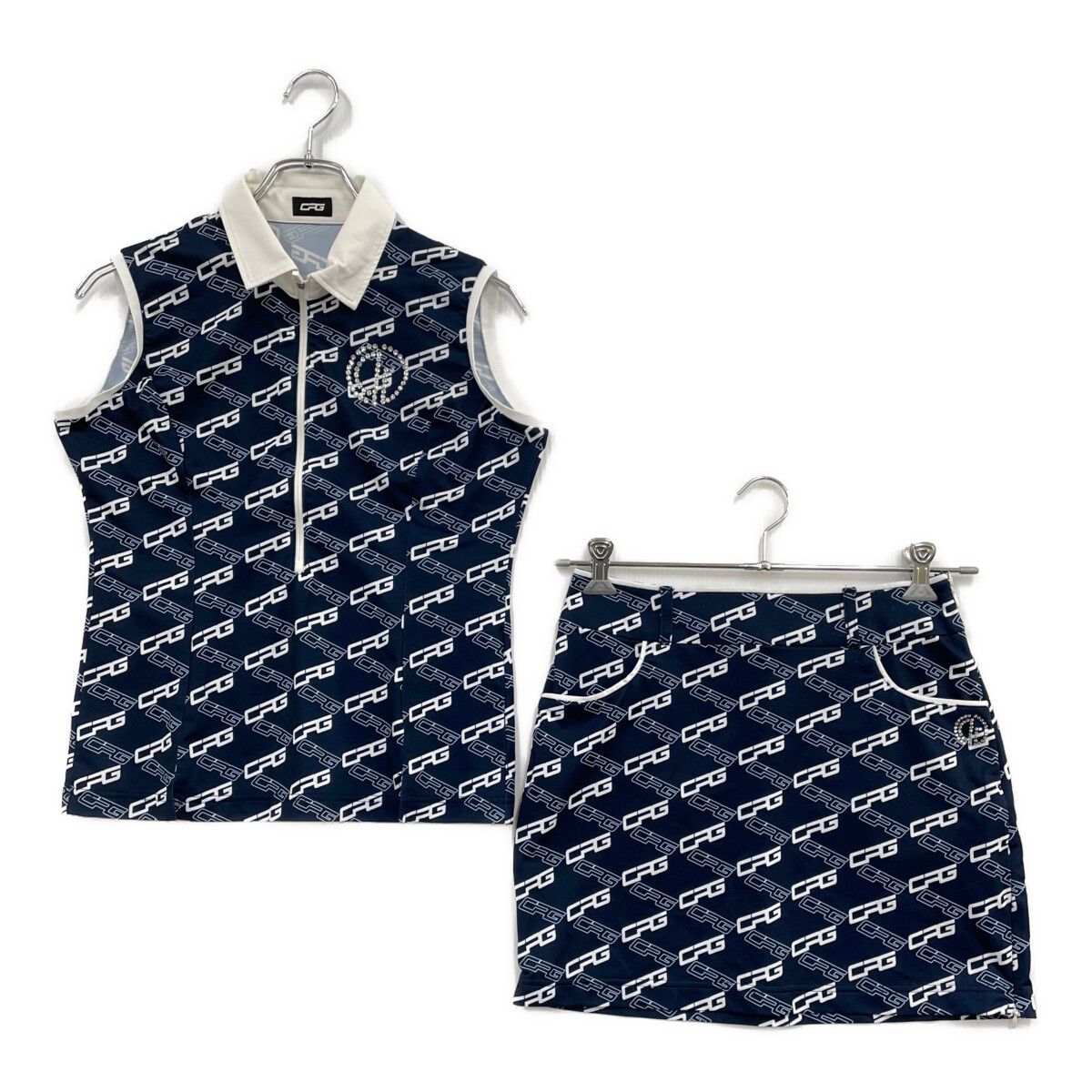 ゴルフ レディース シーピージーゴルフ CPG GOLF セットアップ 2(M) 紺