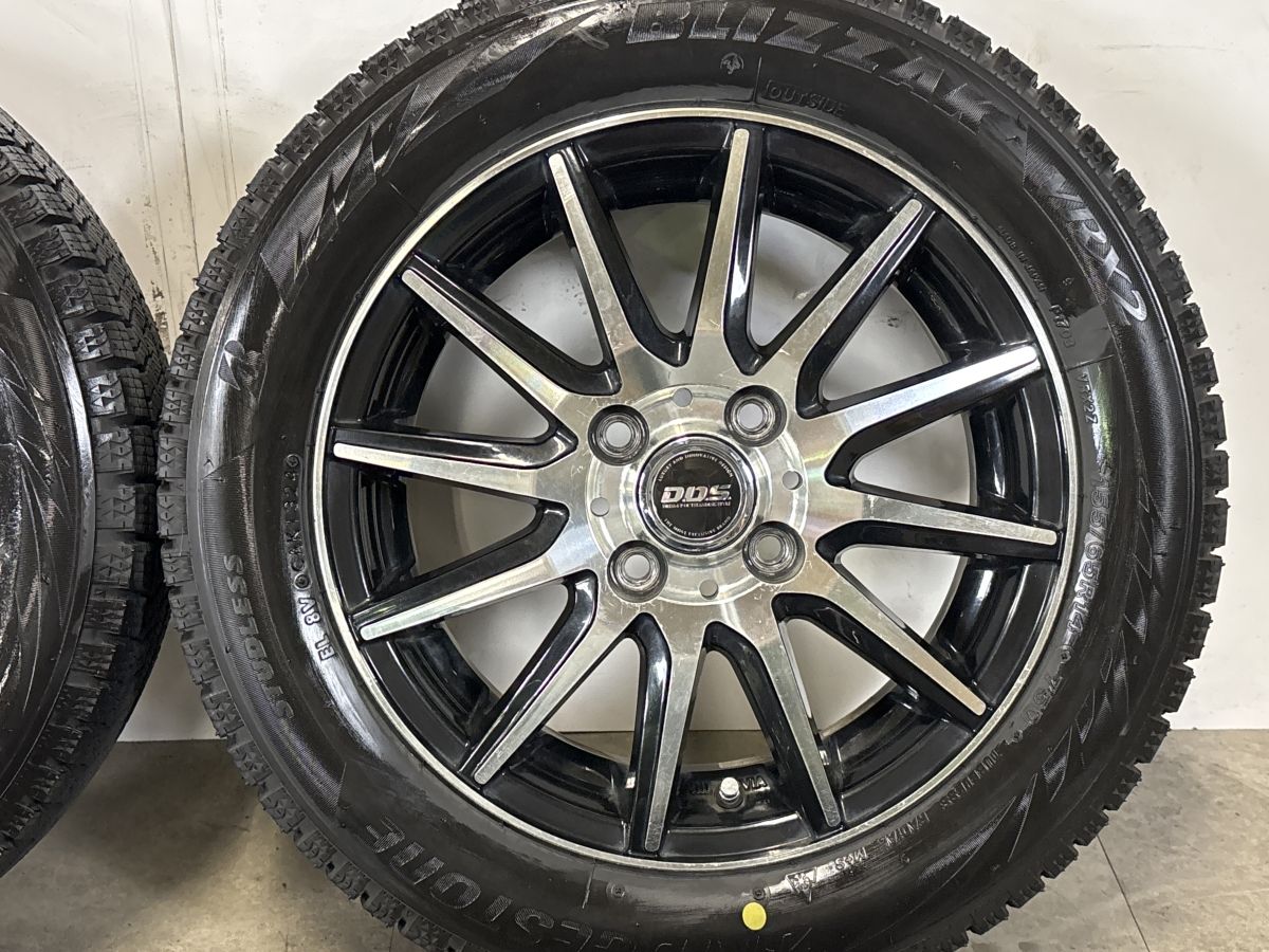 2024年製 スタッドレス】DOS 14in 4.5J +45 PCD100 ブリヂストン