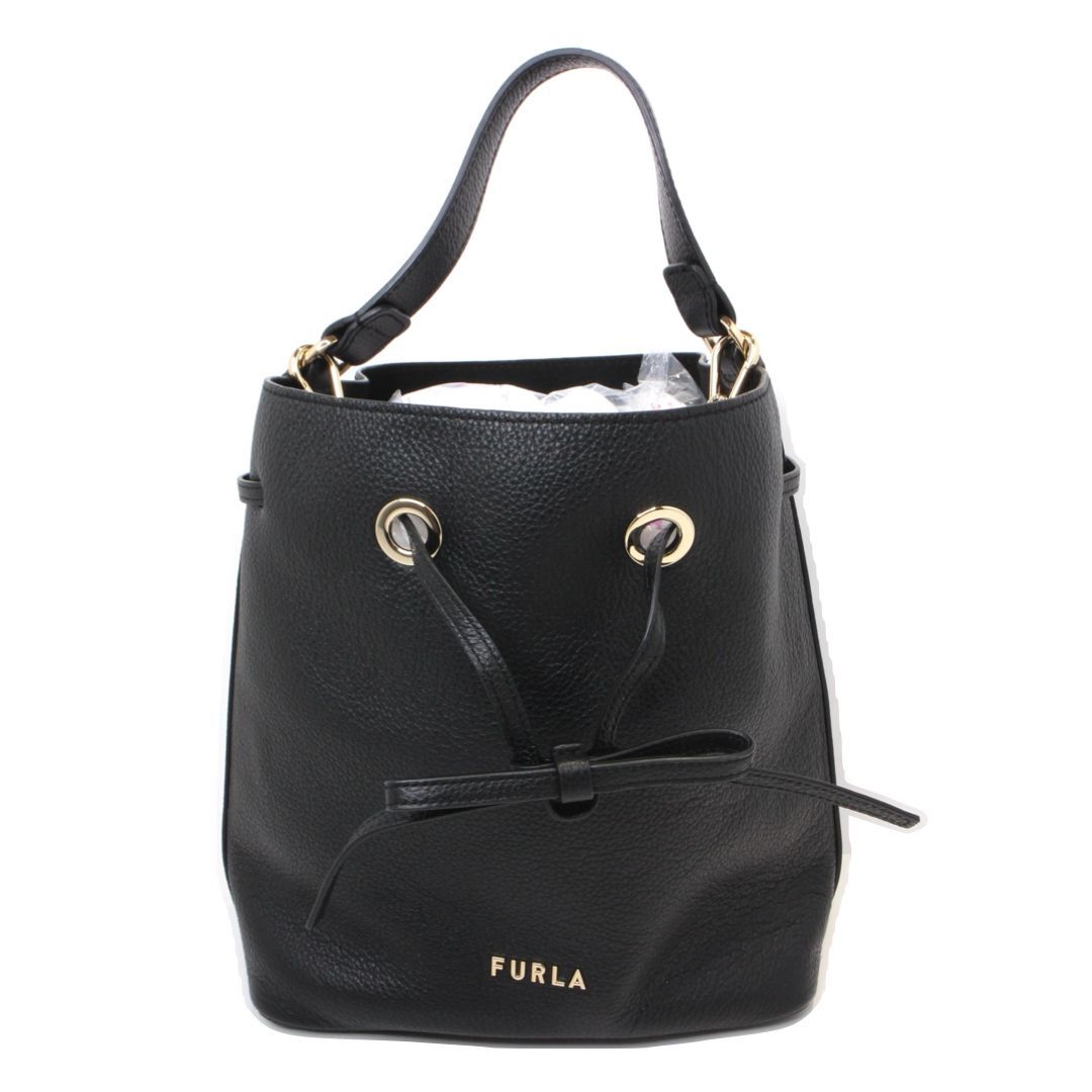 ☆【FURLA】フルラ コスタンザ ショルダーバッグ バケットバッグ 黒 