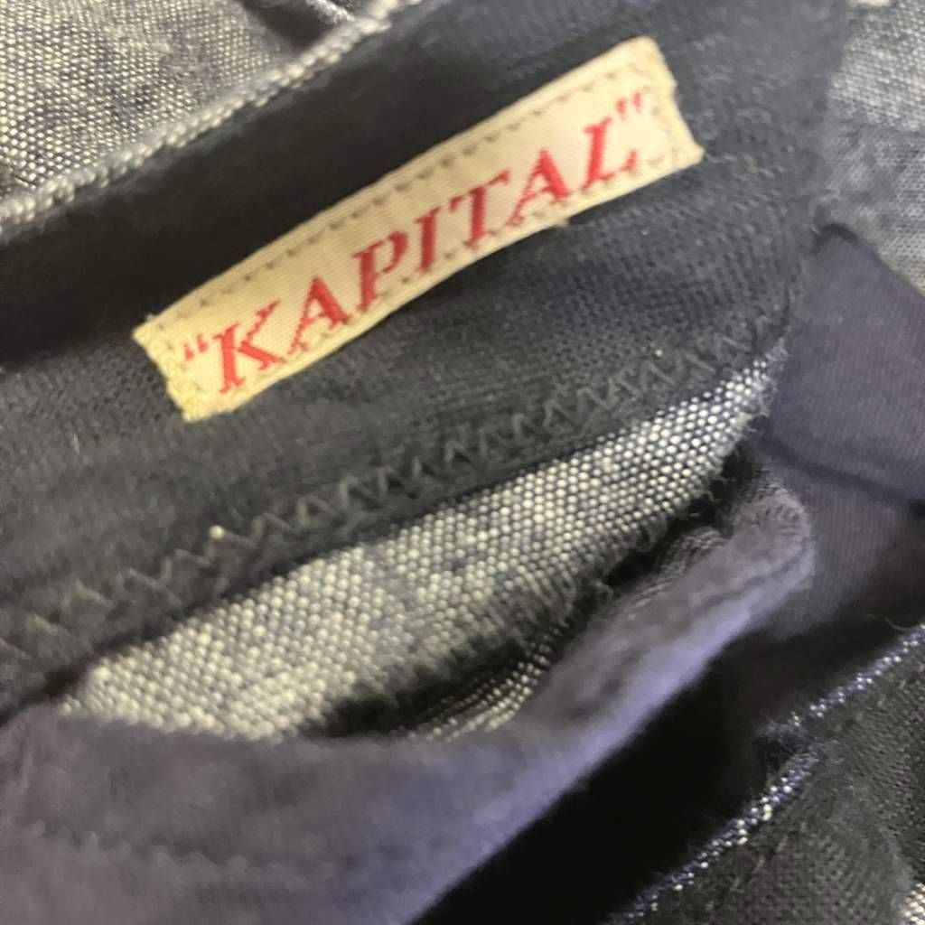 キャピタル kapital 四国山城工場産 ラップパンツ 変形パンツ