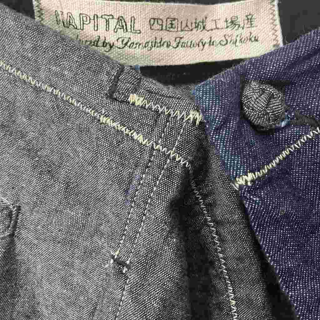キャピタル kapital 四国山城工場産 ラップパンツ 変形パンツ