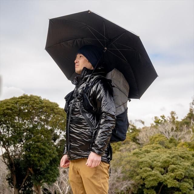 【新品】LUNA PROJECT ルナプロジェクト カーボン日傘 Sun Guard Carbon Umbrella サンガードカーボンアンブレラ UPF50+ 遮光 紫外線対策 軽量 高強度 カーボン製 150g バックパック固定可能 登山 トレッキング ア