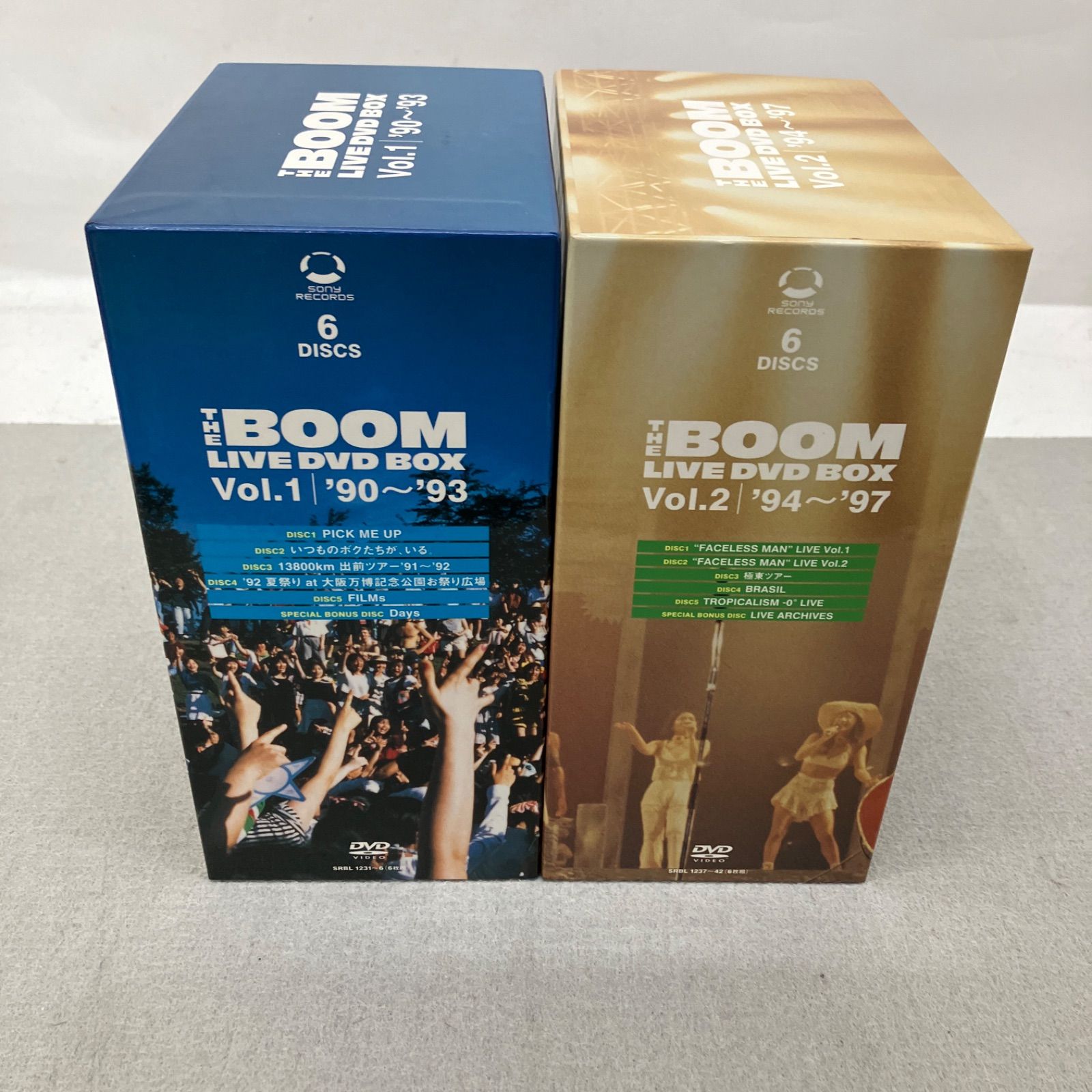 the boom LIVE DVD BOX Vol.1 '90~'93 THE BOOM/LIVE DVD-BOX Vol.1