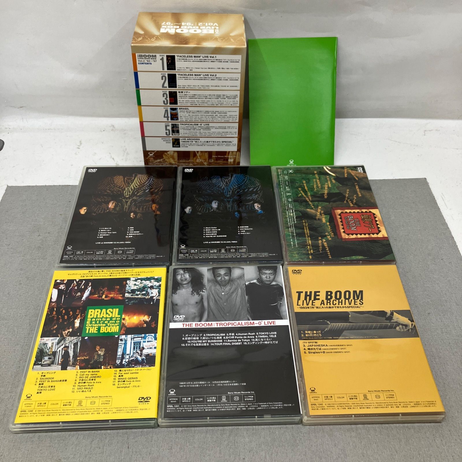 THE BOOM/LIVE DVD-BOX Vol.1 & 2 完全生産限定盤 PB7026 f013 - メルカリ
