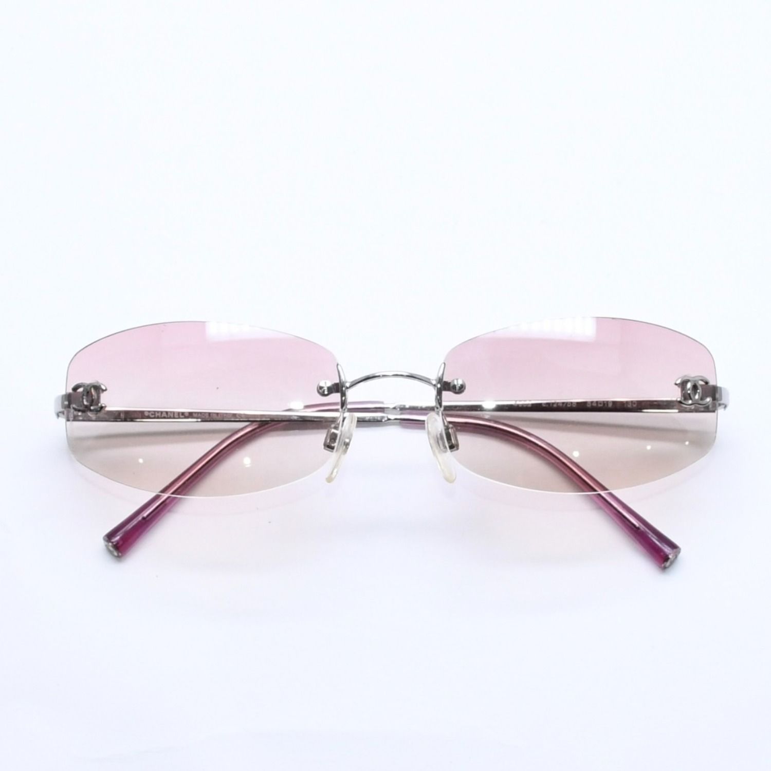CHANEL シャネル ココマーク リムレス サングラス 4002 CHANEL シャネル リムレス サングラス 4002 C.124/58 サイズ 54□19