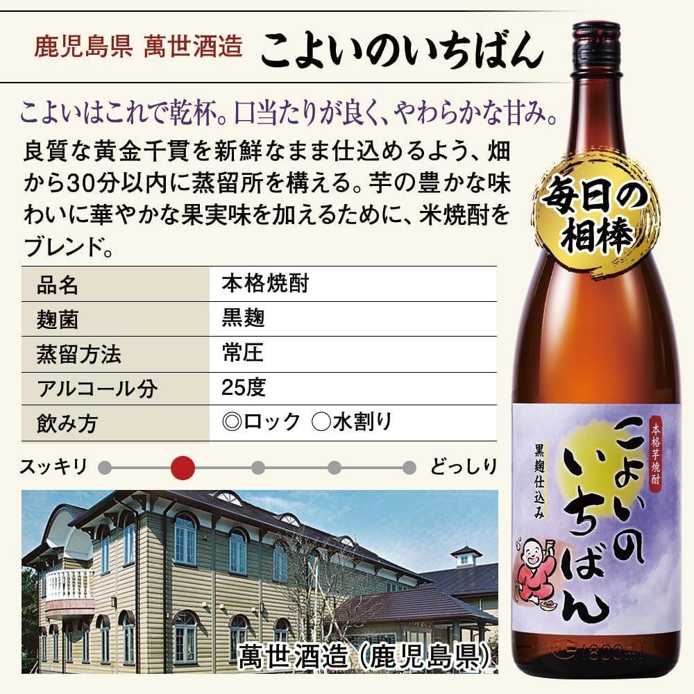 ○ 芋焼酎 薩摩五蔵 飲み比べセット1800ml×5本 X0018VMD6T/004356