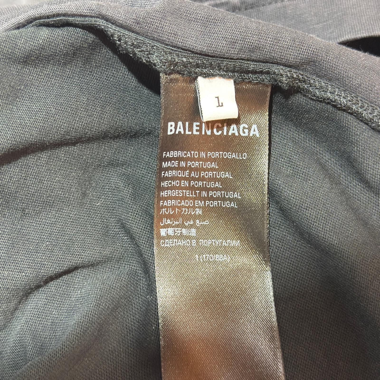 国内正規 BALENCIAGA ダブルフロントTシャツ テープロゴ バレンシアガ