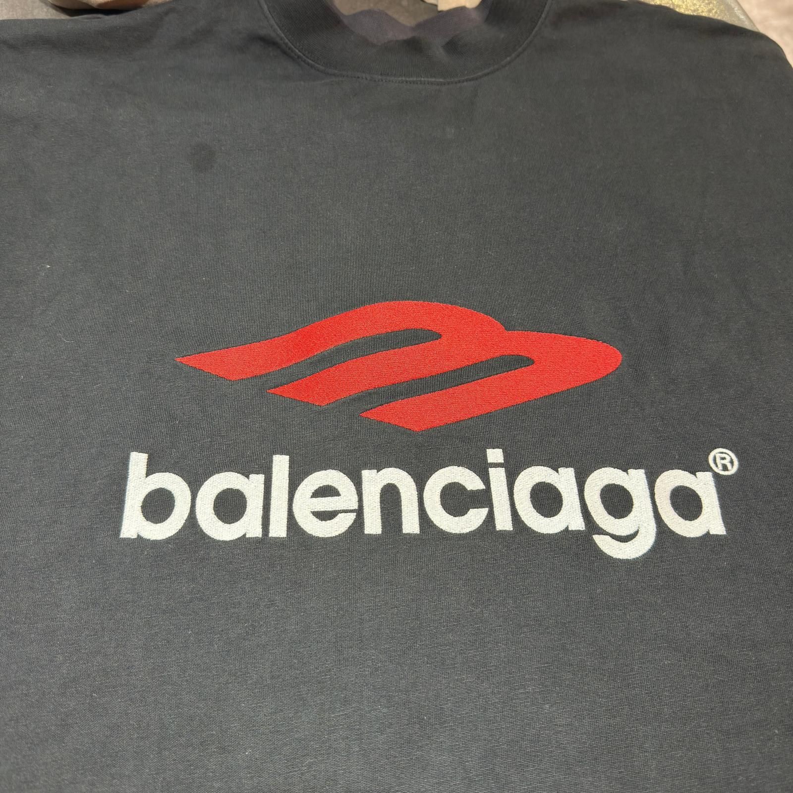 国内正規 BALENCIAGA ダブルフロントTシャツ テープロゴ バレンシアガ