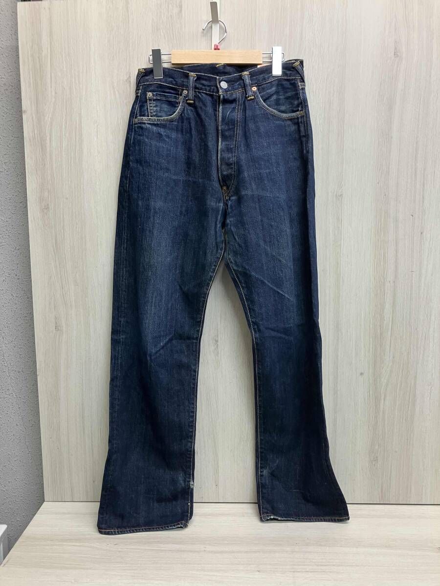 EVISU エビス ジーンズ サイズ31×35 背面ポケットカモメ紅白 穴あり