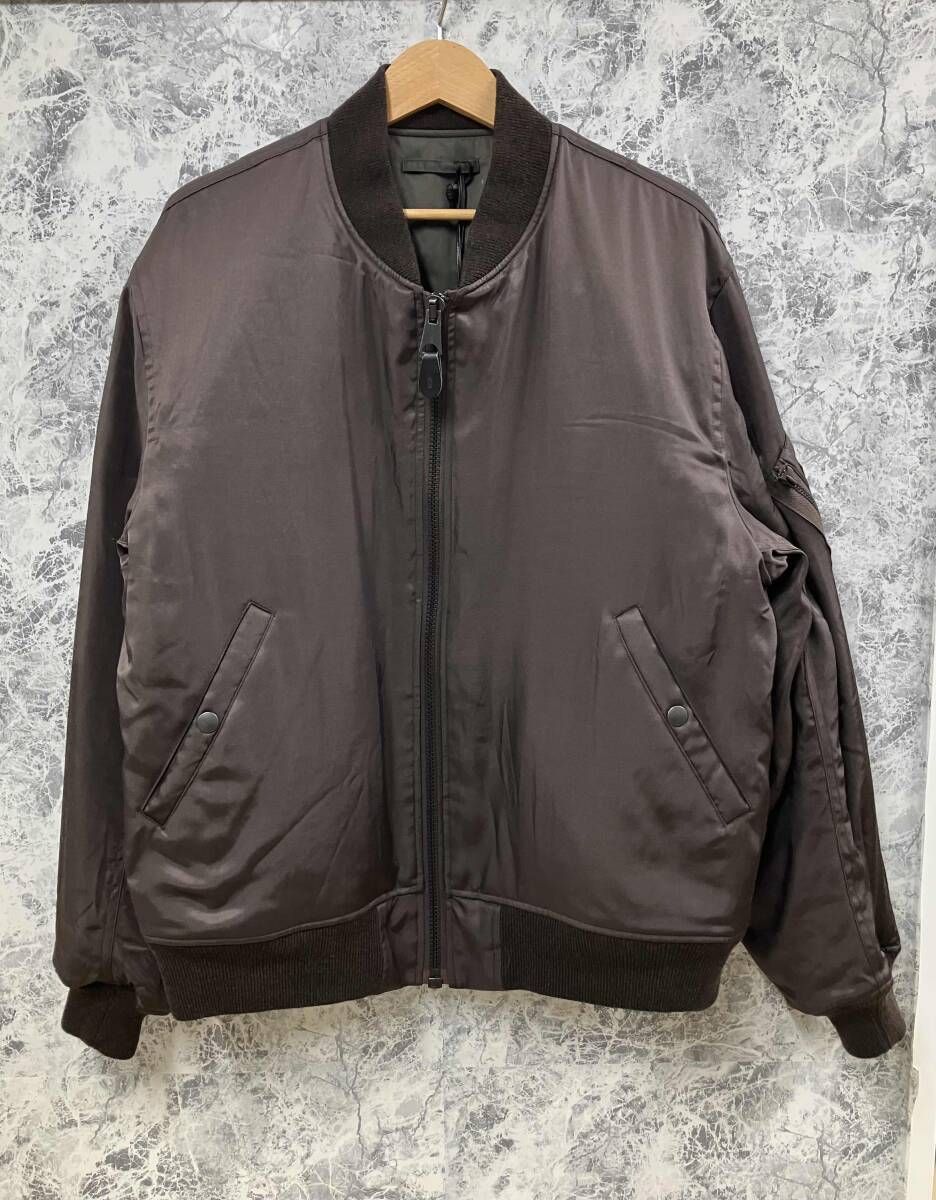 Ets.MATERIAUX / イーティーエス マテリオ フライトジャケット MA-1 ブラウン サイズL 26-011-300-9420 ナイロン