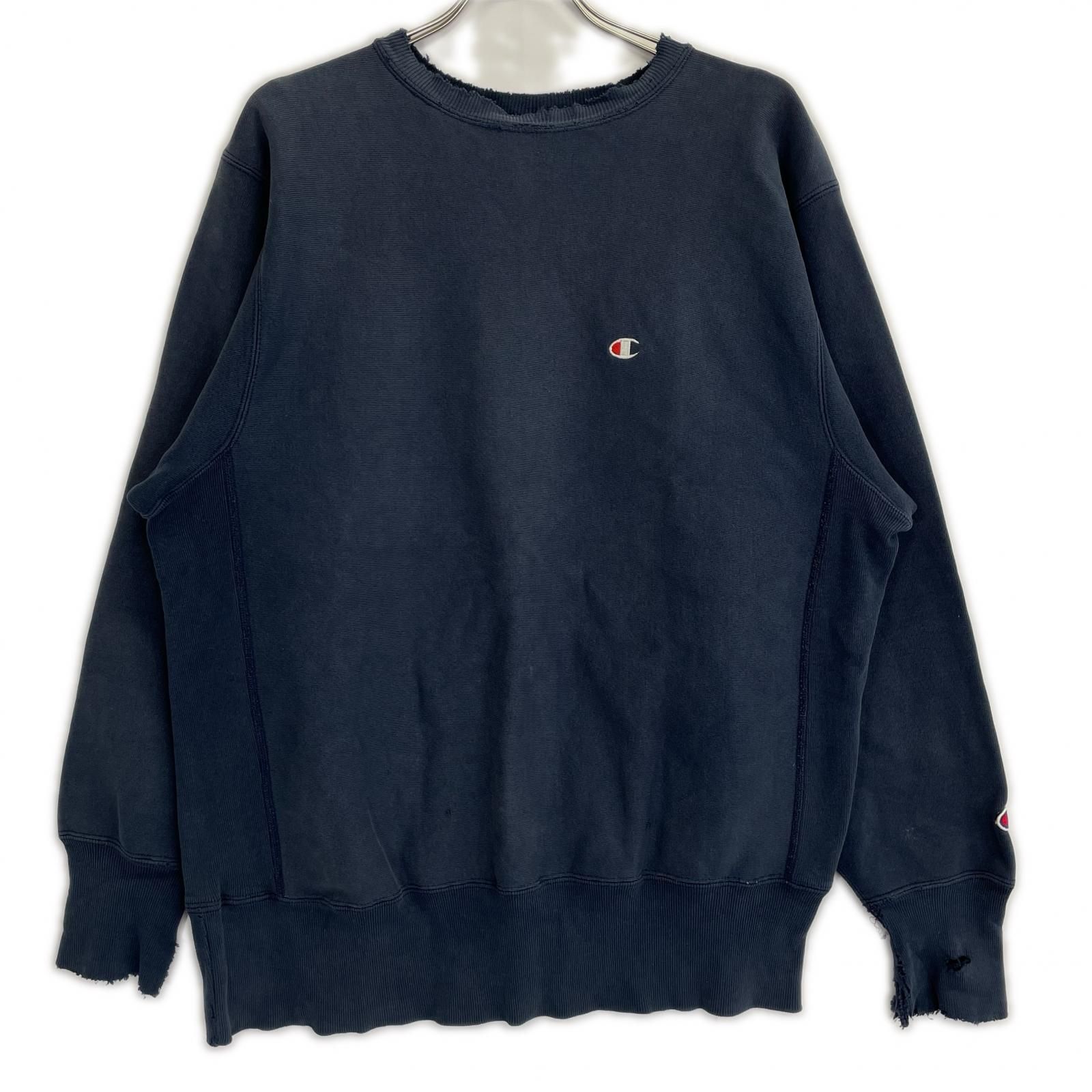Champion チャンピオン ネイビー メキシコ製 90s リバースウィーブ