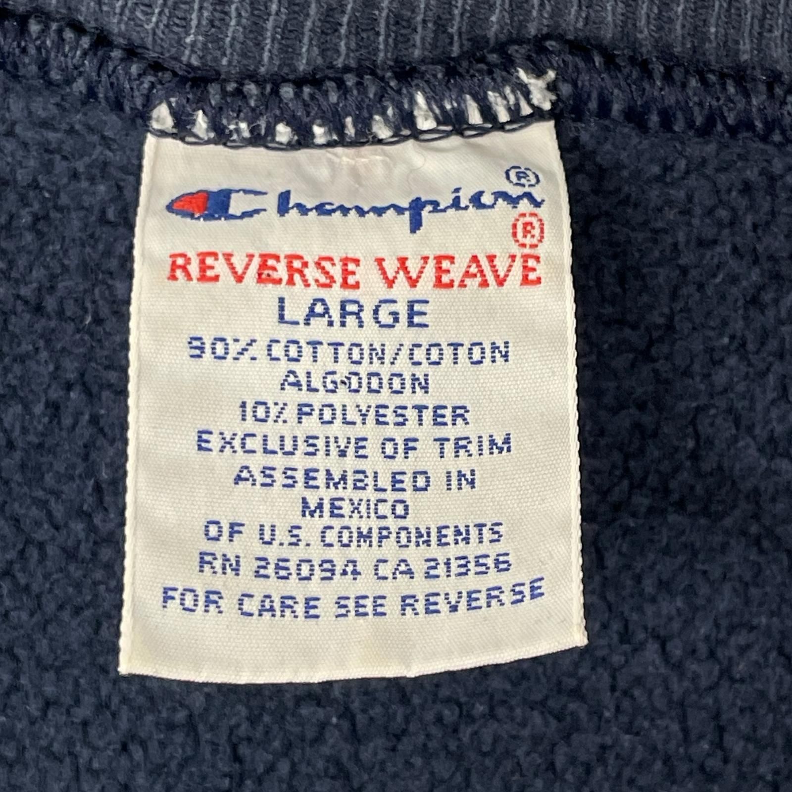 Champion チャンピオン ネイビー メキシコ製 90s リバースウィーブ