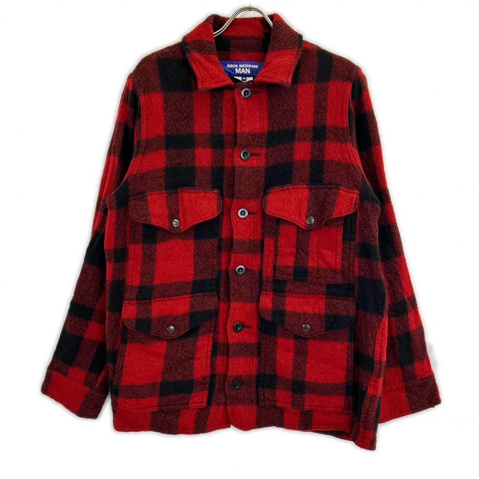 ジュンヤワタナベ マン タータンチェック ジャケット Lサイズ 希少 美品 JUNYA WATANABE MAN ジュンヤワタナベマン xFILSON【美品】WP-J009