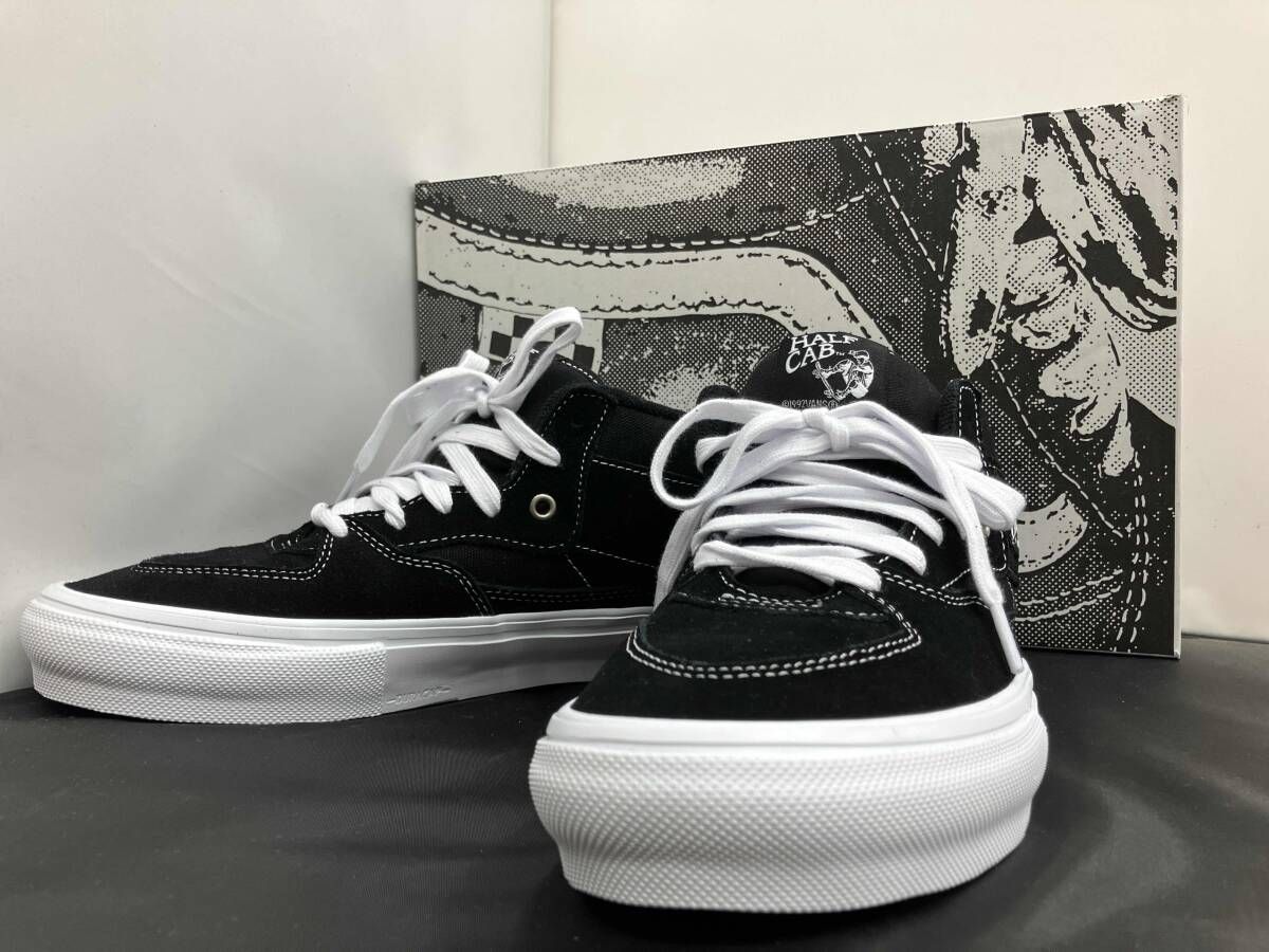 VANS(バンズ) / Skate Half Cab(スケート ハーフキャブ) / VN0A5FCDY28 / BLACK(ブラック)×WHITE(ホワイト) / スニーカー / 27.5cm