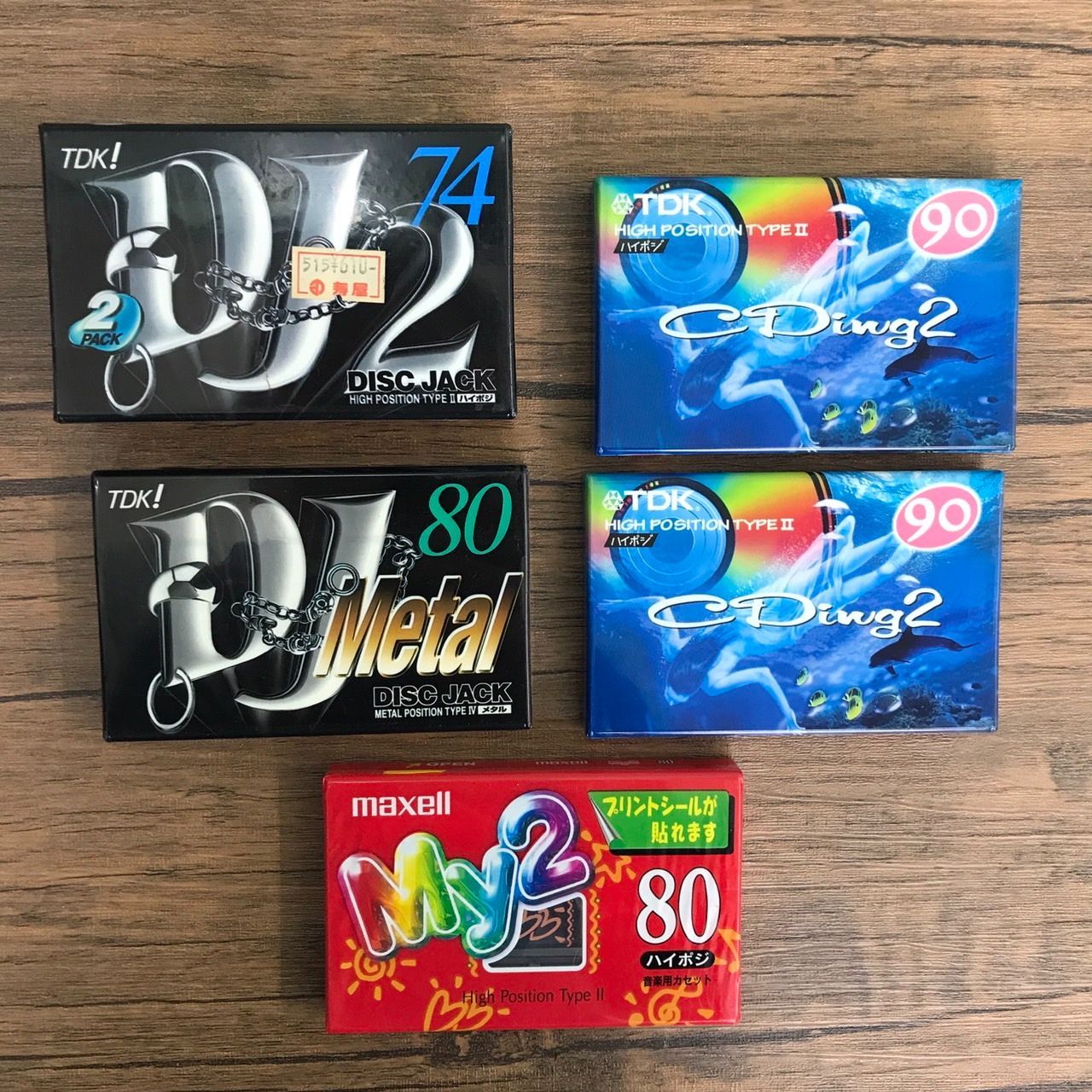 TDK ハイポジ カセットテープ カセット6本まとめ 新品未使用品 送料