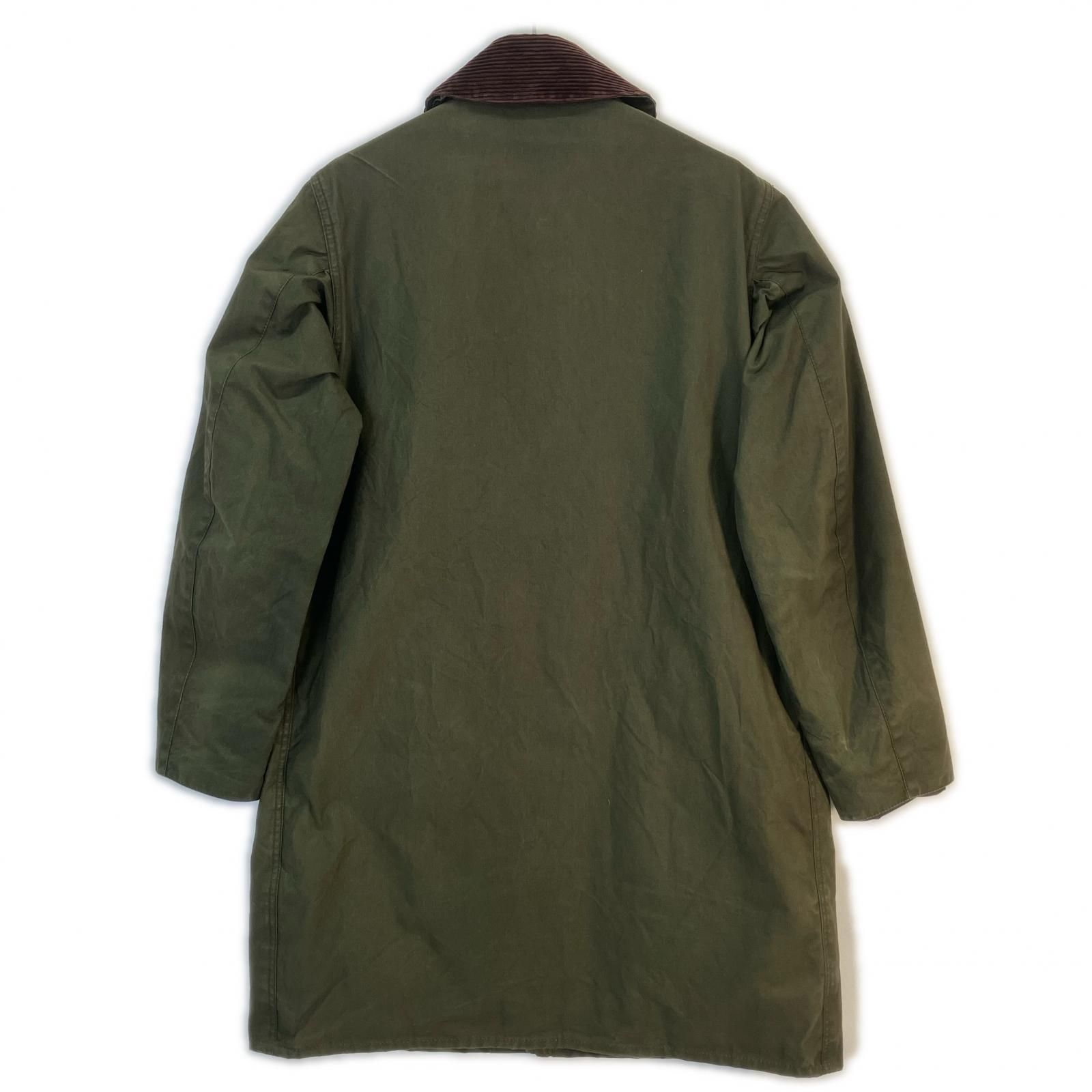 【Barbour】 コート　「グリーン」　　値下げ交渉ありサイズ36 S Barbour バブアー グリーン SL BORDER MWX0534SG91 ワックスドコットン
