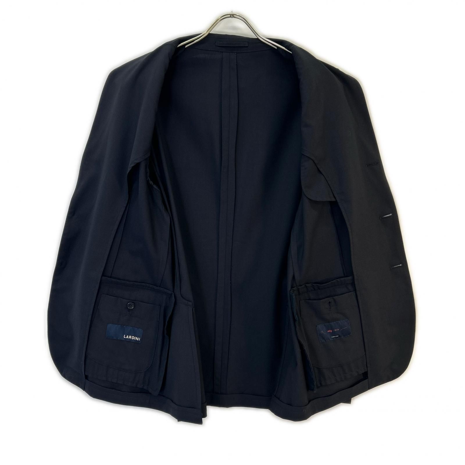 LARDINI ラルディーニ SU.821-A ネイビー ブートニエール付き
