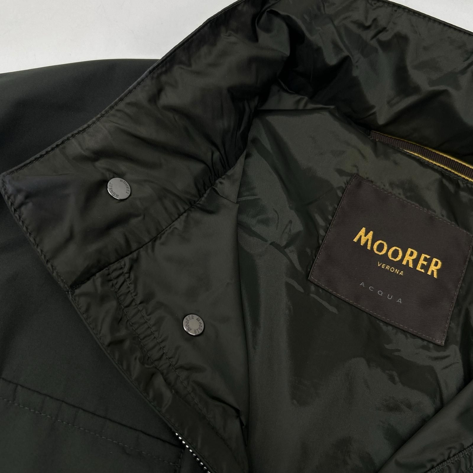 MOORER ムーレー カーキ SARNICO-STP スタンドカラー フィールド