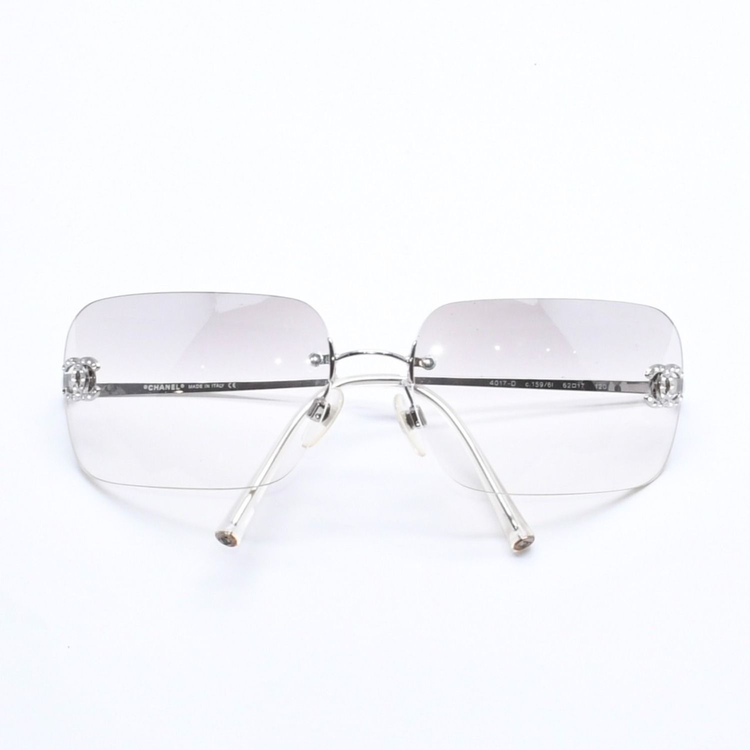 CHANEL シャネル リムレス サングラス 4017-D c.159/61 サイズ 62□17