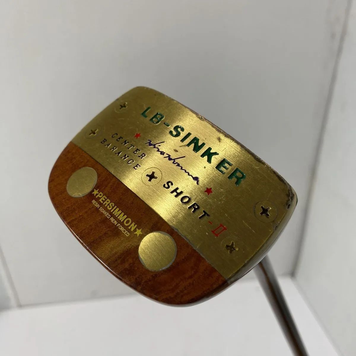 ホンマ HONMA LB-SINKER パーシモンパター 男性右利き 純正シャフト 34
