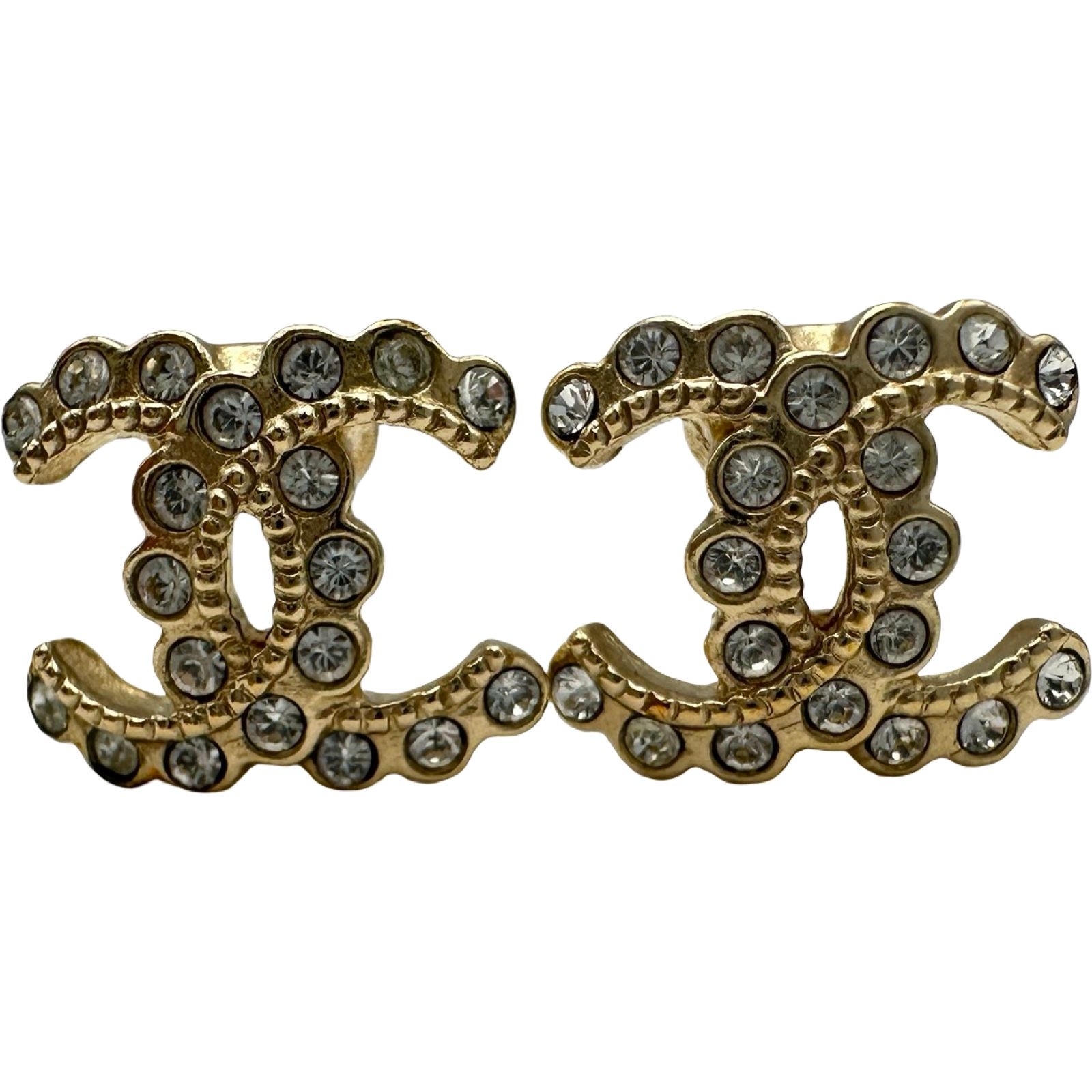 シャネル CHANEL ココマークピアス シルバー メタル/ラインストーン アクセサリー